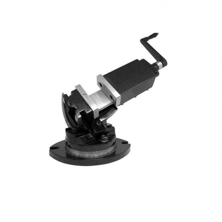 Menghină pentru mașină cu 3 axe, lățime fălci de 52 mm, rotativă la 360° - Aschietoare.com