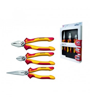 Set 3 clesti izolati electric WIHA Industrial Electric
