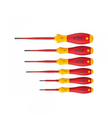 Set 6 surubelnite Torx T8 - T25 slimFIX WIHA SoftFinish izolate electric VDE-GS
