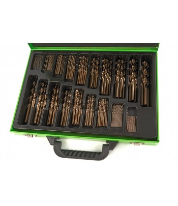 Trusa burghie, 140 piese, HSS Cobalt 5% - Aschietoare.com