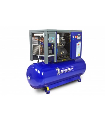 Compresor cu surub, MICHELIN, 10 CP, 270 litri, cu uscator de aer - Aschietoare.com