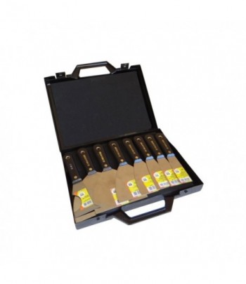 Set 8 spacluri INOX in geanta PVC 221679