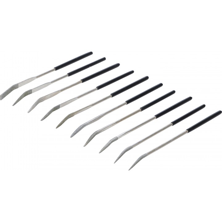 Set pile diamantate curbe 140 x 3 mm 10 piese