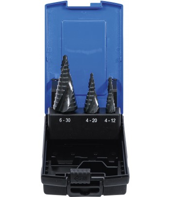 Set burghie In trepte diametru 4 - 30 mm 3 piese