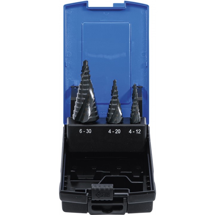 Set burghie In trepte diametru 4 - 30 mm 3 piese