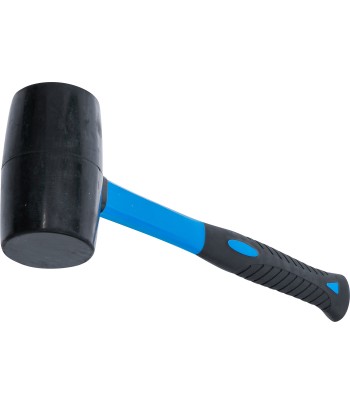 Ciocan de cauciuc coada fibra de sticla cap negru diametru 65 mm 720 g