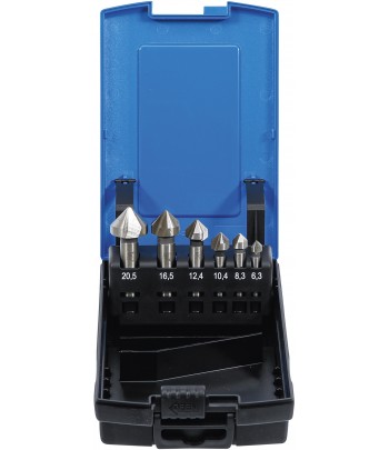 Set zencuitoare HSS DIN 335 Forma C 6 piese