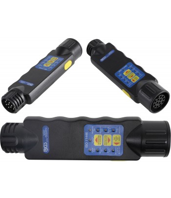 Tester pentru conectoare cu mufa remorca si vehicul tractor 13 poli