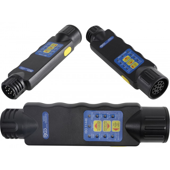 Tester pentru conectoare cu mufa remorca si vehicul tractor 13 poli