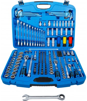 Set chei tubulare Gear Lock | Antrenare 6,3 mm 1pe4 10 mm 3pe8 12,5 mm 1pe2 | 218 piese Join Now!