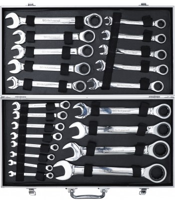 Set chei combinate cu clichet 6 - 32 mm 22 piese