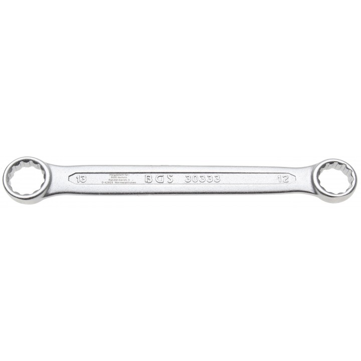 Cheie inelara dubla extra plata 12 x 13 mm