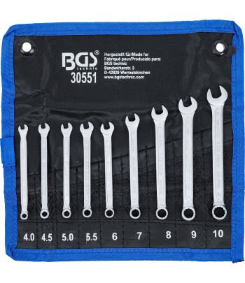 Set chei combinate 4 - 10 mm 9 piese