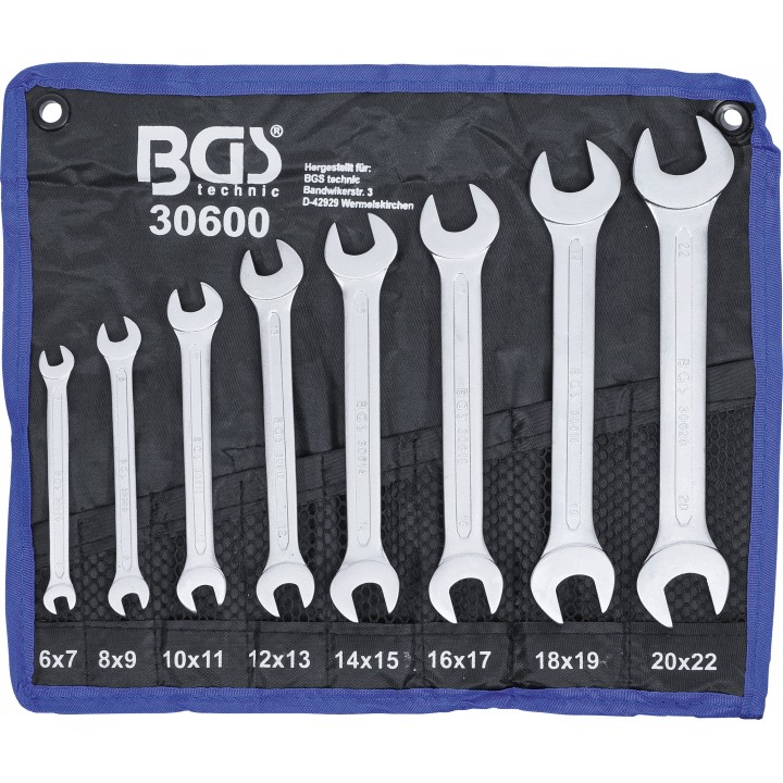 Set chei fixe duble 6 - 22 mm 8 piese