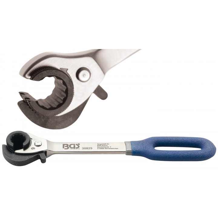 Cheie inelara cu clichet, deschisa 9 mm