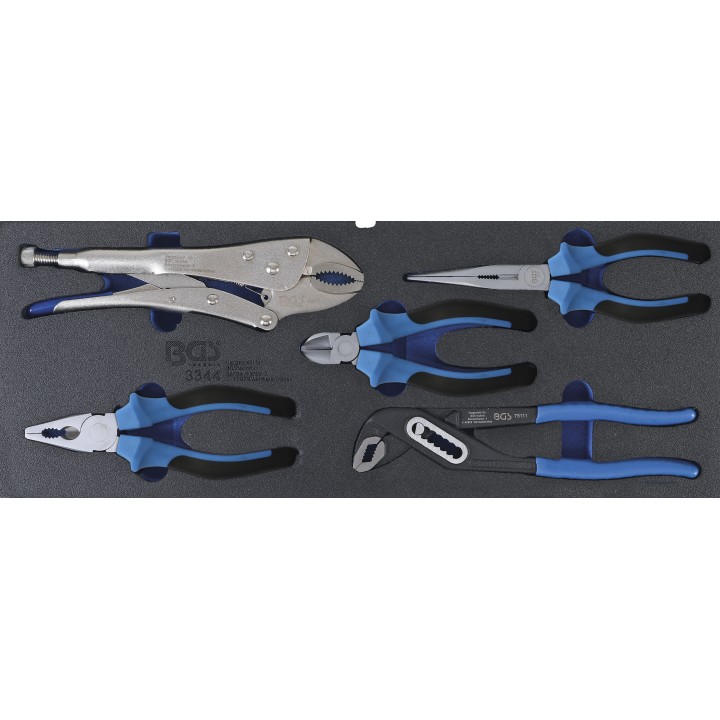 Suport din spuma pentru BGS 3312: set clesti 5 piese