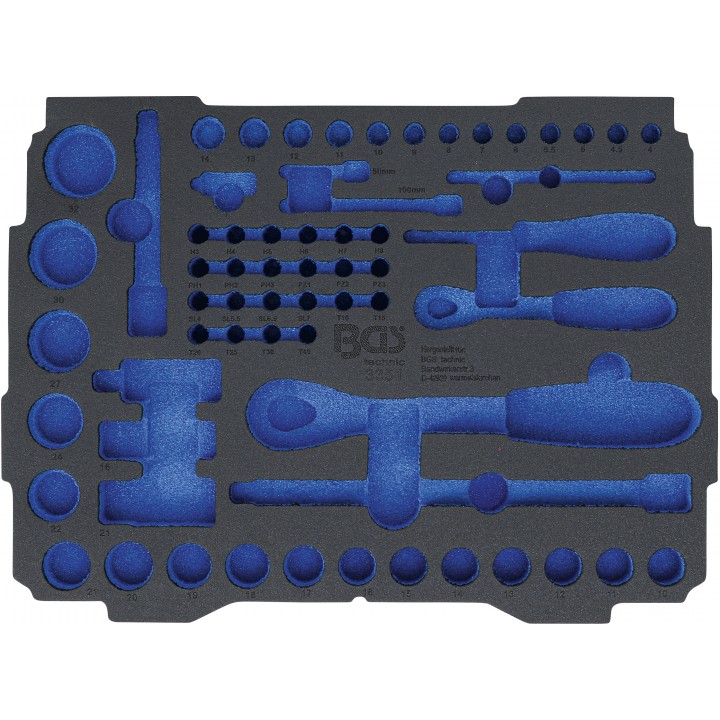 Suport din spuma pentru art. BOXSYS1 & 2 gol pentru art. 3351
