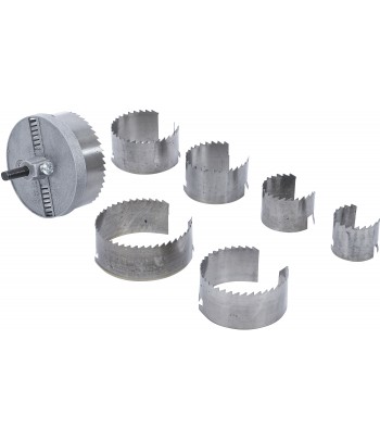 Set coroane de taiere diametru 26 - 63 mm Adancime 43 mm 7 piese