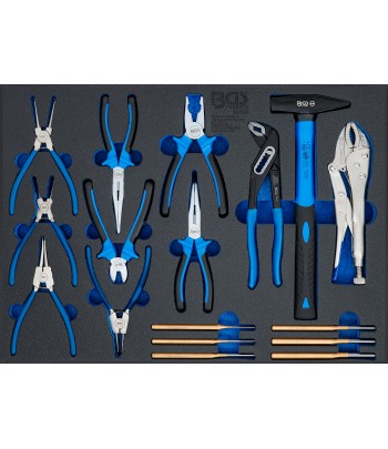 Suport organizator pentru carucior 3pe3 Set ciocane, clesti extractoare splinturi | 17 piese