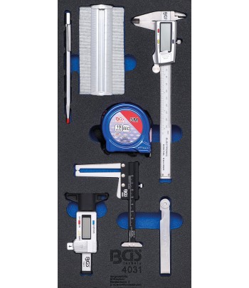 Suport organizator pentru carucior 1pe3 Set instrumente de masurare | 7 piese