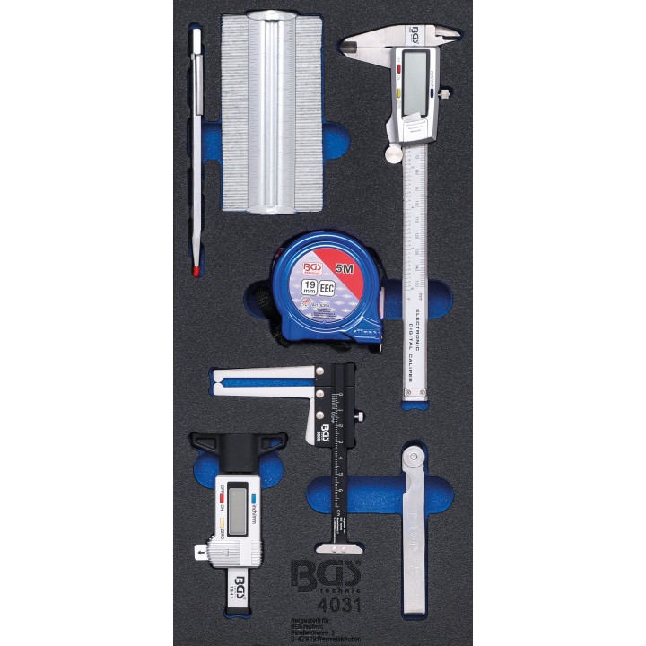 Suport organizator pentru carucior 1pe3 Set instrumente de masurare | 7 piese