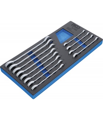 Suport organizator pentru carucior 1pe3 Set chei fixe cu inel clichet | 8 - 19 mm | 12 piese
