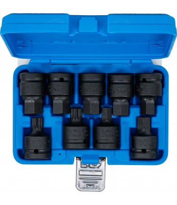 Set capete biti de impact | 20 mm 3pe4 hexagon interior, Dantura interioar multipla pentru XZN | 9 piese Join Now!