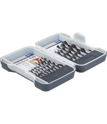 Set burghie pentru lemn  3 - 10 mm  15 piese