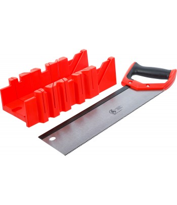 Suport taiere inclinata din plastic  300 x 130 x 80 mm  cu fierastrau coada-de-vulpe
