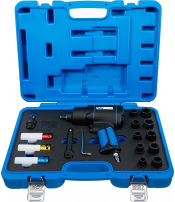 Set surubelnita cu impact pneumatica si chei tubulare | 12,5 mm 1pe2 | 1200 Nm | 16 piese
