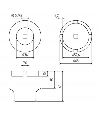 Cheie cu stifturi articulatie portanta  pentru Mercedes-Benz-M-Klasse