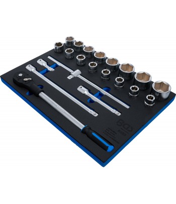 Suport organizator pentru cărucior 3pe3 : Set chei tubulare | 20 mm 3pe4 | 21 piese