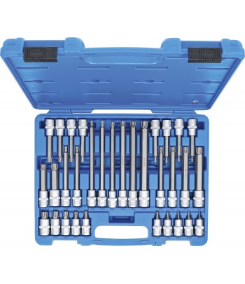Set biti | 12,5 mm 1pe2 | Profil TP pentru Torx Plus TP20 - TP70 | 32 piese