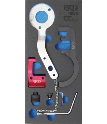 Suport organizator pentru cărucior 1/3: Set dispozitive reglare motor | pentru BMW / MINI 1.5 & 2.0 Diesel