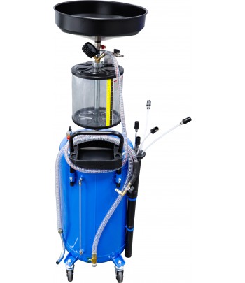 Aparat pneumatic de aspirare ulei cu recipient de colectare ulei uzat 80 l