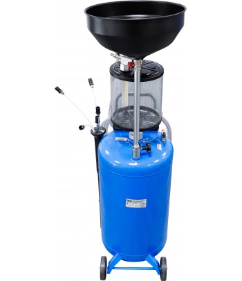 Aparat pneumatic de aspirare ulei cu recipient de colectare ulei uzat 80 l