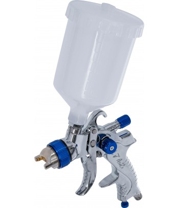 Pistol de vopsit pneumatic cu 3 duze de pulverizare 1,2 - 1,7 - 2,0 mm