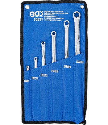 Set chei inelare duble cu capete Profil E extra lung E6 x E7 - E22 x E24 6 piese