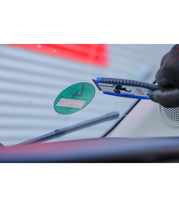 Raclor cu placheta 40 mm cu 6 lame de raclare din plastic