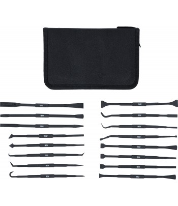 Razuitoare plastic si set dispozitive | montare | demontare inele O | inele de etansare | 16 piese