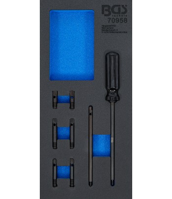 Suport organizator pentru carucior 1pe3 Set scule de aliniere pentru garniturile chiulaselor | pentru VAG