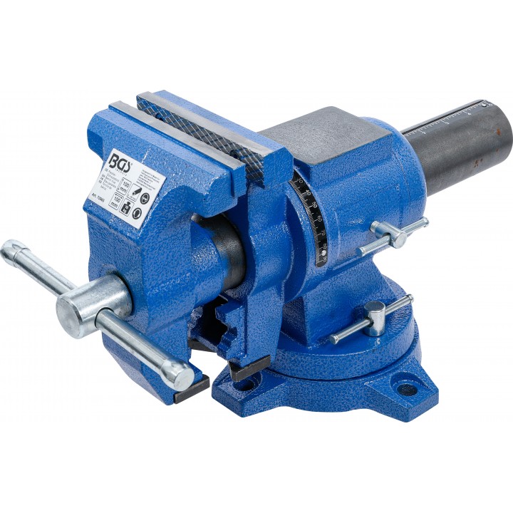 Menghinăa paralela | Bacuri de strangere 100 mm | Rotativa 360°