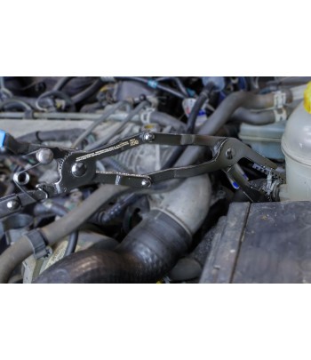 Cleste coliere de furtun dublu articulat in unghi 0 - 50 mm 430 mm