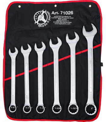 Set chei combinate | XXL | Marimi în toli | 1.5|16 - 2 | 6 piese