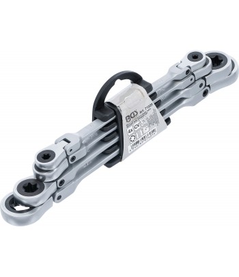 Set chei inelare clichet duble articulate Capete inelare cu Profil E E6 - E24 4 piese