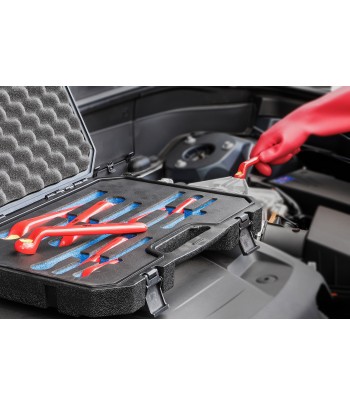 Set chei inelare VDE  cotite adanc  10 - 24 mm  9 piese