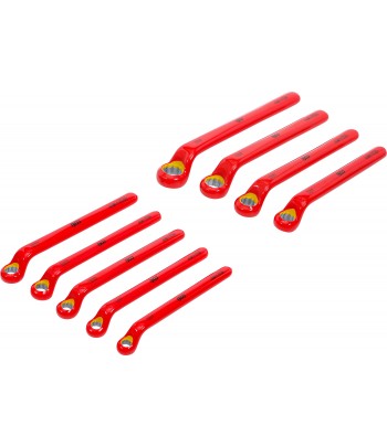Set chei inelare VDE  cotite adanc  10 - 24 mm  9 piese