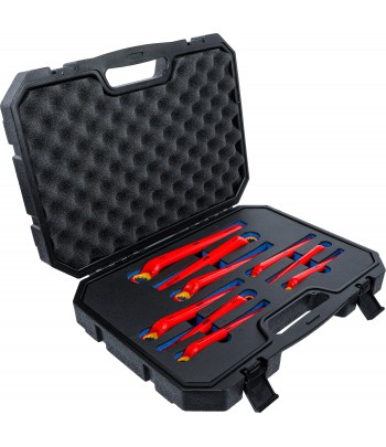 Set chei inelare VDE  cotite adanc  10 - 24 mm  9 piese