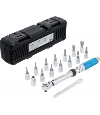 Set chei dinamometrice | 6,3 mm 1pe4 | 3 - 24 Nm | 16 piese