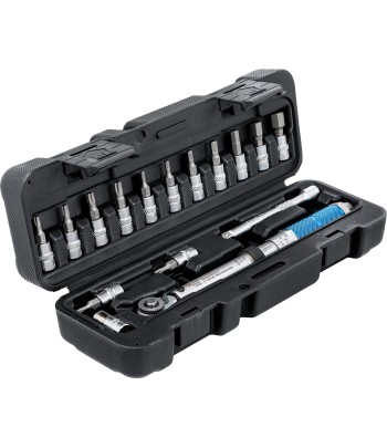 Set chei dinamometrice | 6,3 mm 1pe4 | 3 - 24 Nm | 16 piese